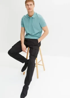 Pantalon jogger cargo droit, regular