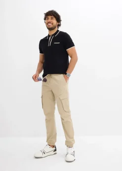Pantalon jogger cargo droit, Regular