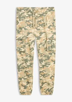 Pantalon jogger cargo droit, regular