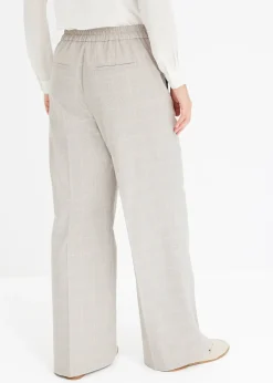 Pantalon large à carreaux écossais