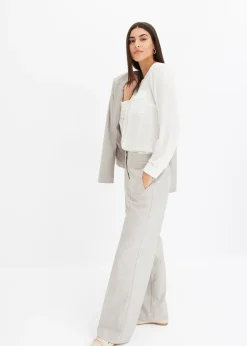 Pantalon large à carreaux écossais
