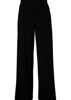 Pantalon large à pinces en jersey