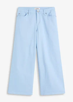Pantalon large en coton extensible