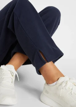 Pantalon large en polaire