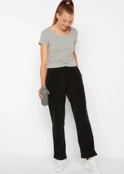Pantalon large en polaire