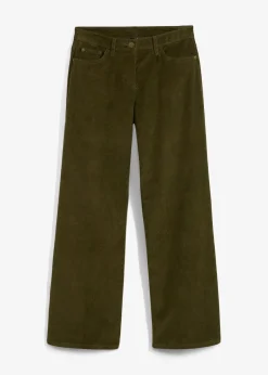 Pantalon large en velours côtelé