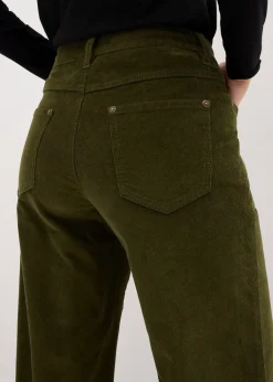 Pantalon large en velours côtelé