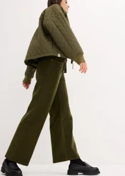 Pantalon large en velours côtelé