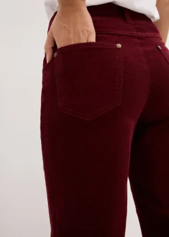 Pantalon large en velours côtelé