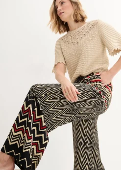 Pantalon large en viscose fluide