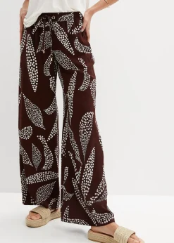 Pantalon large en viscose