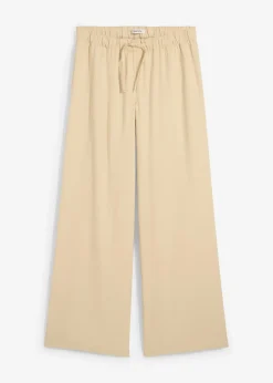 Pantalon large en viscose fluide