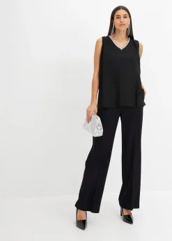Pantalon large et léger à pinces