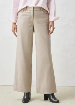Pantalon large, style 5 poches
