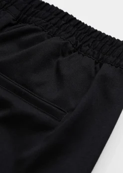 Pantalon palazzo à taille élastiquée