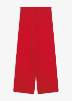 Pantalon palazzo à taille élastiquée