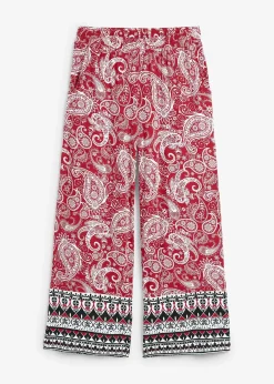 Pantalon palazzo doux en viscose extensible