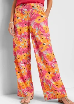 Pantalon palazzo en jersey viscose doux