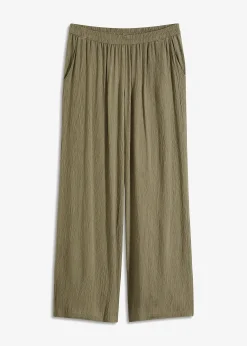 Pantalon palazzo en viscose douce
