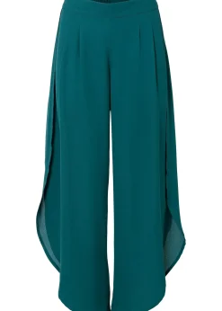 Pantalon palazzo fendu sur les côtés