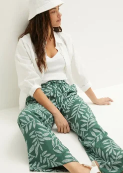 Pantalon palazzo imprimé