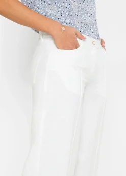 Pantalon palazzo léger en lin mélangé