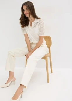 Pantalon paper bag 100% coton