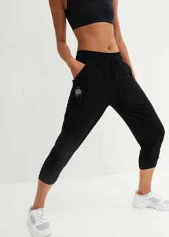 Pantalon sarouel décontracté avec ourlet resserré
