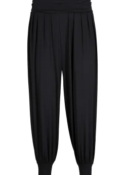 Pantalon sarouel en viscose douce et extensible