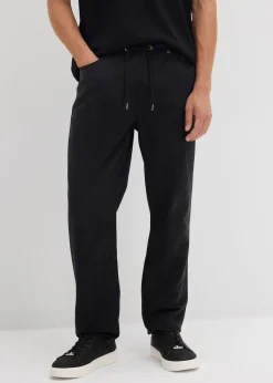 Pantalon taille extensible fuselé en twill 100% coton