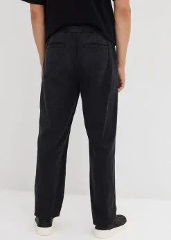 Pantalon taille extensible fuselé en twill 100% coton