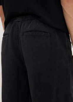 Pantalon taille extensible fuselé en twill 100% coton
