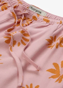 Pantalon taille élastiquée en viscose douce