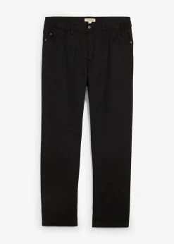 Pantalon thermique, droit et décontracté, taille élastiquée