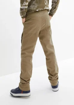 Pantalon thermique et ample à taille élastiquée et doublure en jersey