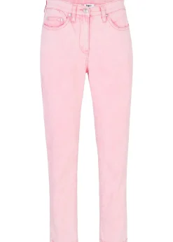 Pantalon twill raccourci look used