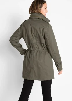 Parka coton avec doublure jersey