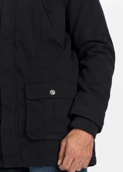 Parka d’hiver avec capuche doublée peluche