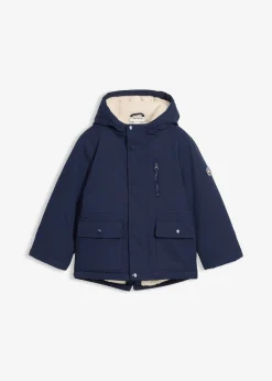 Parka d’hiver déperlante avec doublure en sherpa