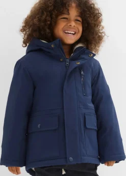 Parka d’hiver déperlante avec doublure en sherpa