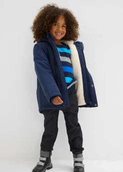 Parka d’hiver déperlante avec doublure en sherpa