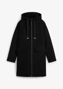 Parka d’hiver rembourrée à capuche doublée sherpa