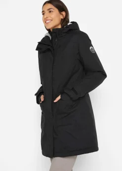 Parka imperméable avec polaire peluche dans la capuche