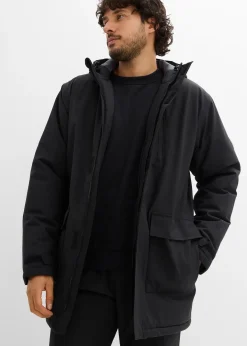Parka imperméable en matière technique avec doublure matelassée