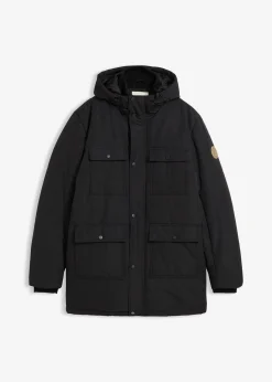 Parka matelassée et déperlante avec poches