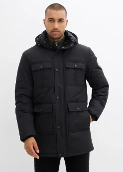 Parka matelassée et déperlante avec poches