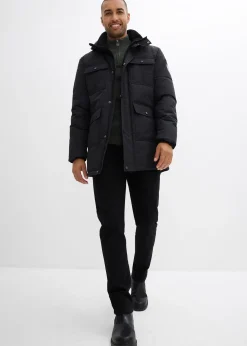 Parka matelassée et déperlante avec poches