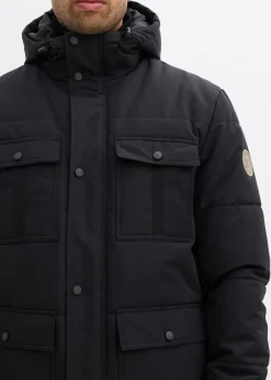 Parka matelassée et déperlante avec poches