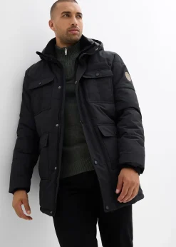 Parka matelassée et déperlante avec poches