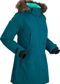 Parka outdoor imperméable et technique à capuche